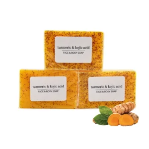 1pcs Turmeric Natural Bar Soap for Men 100g