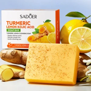 Lemon Turmeric Brightening Soap Handmade Deeply Cleansing